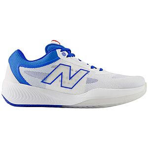 New Balance Women's FuelCell 996v6 Pickleball Shoes (White/Navy) + Free Shipping on