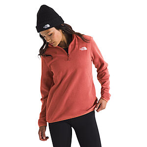 The North Face Women's Glacier Fleece 1/4 Zip Jacket (Mars Dust) $34.99 + Free Shipping on $50+