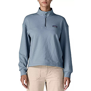 Patagonia Women's Ahnya 1/4 Zip Pullover (Barnacle Blue) $43.48 + Free Shipping on $49