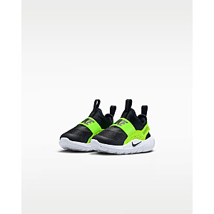 Nike Flex Runner 4 Baby & Toddler Shoes (Black/Volt, Size 2-10) $24.97 + Free Shipping on $50