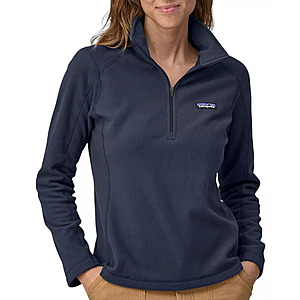 Patagonia Women's Micro D 1/4 Zip Fleece Pullover (4 Colors) $41.25 