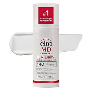 Select Accts: 1.7-Oz EltaMD UV Daily SPF 40 Facial Sunscreen Moisturizer $24.60 w/ S&S