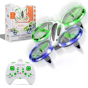 Sharper Image 2.4Ghz RC Glow Up Stunt Drone w/ LED Lights $12.74 + Free Shipping
