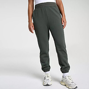 CALIA Women's Soft Scuba Brushed Fleece Joggers (Ivy Green) $11.88 + Free Shipping