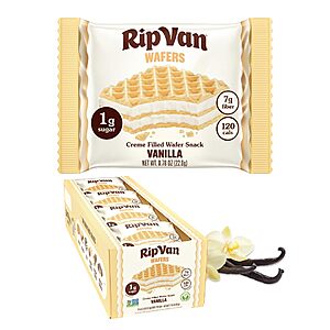 Select Accts: 16-Ct 0.78oz Rip Van Vanilla Keto Wafer Cookies $7.70 w/ S&S