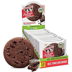 12-Pack Lenny & Larry's Cookie Protein Cookies (Big Time Brownie) $8.58 w/ S&S + Free Shipping w/ Prime or on $35+