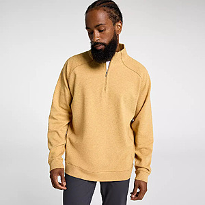 VRST Men's Recharge Pebble Fleece 1/4-Zip Pullover (Gold) $11.98 + Free Shipping