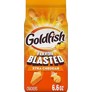 Goldfish Flavor Blasted Xtra Cheddar Cheese Crackers