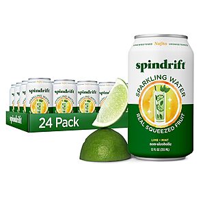 24-Pack 12-Oz Spindrift Sparkling Water (Various) $9.70 w/ S&S + Free Shipping w/ Prime or on $35+