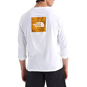 The North Face Men's NSE Box Long Sleeve Shirt (White/Gold) $11.70 + Free S&H on