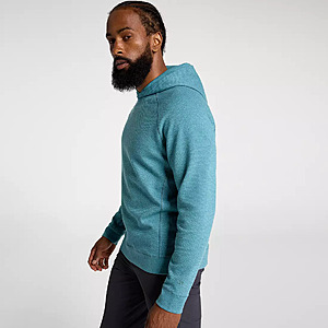 VRST Men's Recharge Pebble Hoodie (Aqua Dust Heather, Small or Medium) $14.40 + Free S&H
