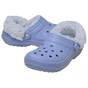 Crocs Classic Fleece Backstrap Clog Shoes (Blue Haze) $17.23 + Free Shipping on $49