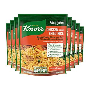 8-Pack 5.7-Oz Knorr Rice Sides (Chicken Fried Rice) $6.44 w/ S&S + Free Shipping w/ Prime or on $35+