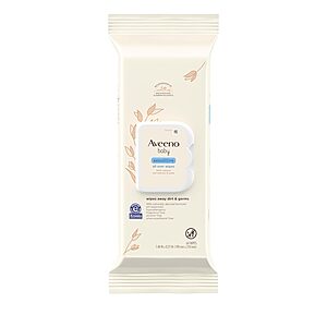 192-Count Aveeno Baby Sensitive All Over Wipes $7.16 w/ S&S + Free Shipping w/ Prime or on $35+