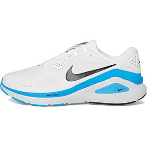 Nike Men's Structure 26 Running Shoes (White/Blue) $72.50 + Free Shipping