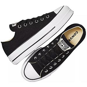 Converse Chuck Taylor All Star Lift Platform Low Top Shoes (Black/White) $26.32 + Free Shipping on $49
