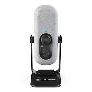 JLab Go Talk USB-C Microphone w/ Cardioid & Omnidirectional Modes (White) or on