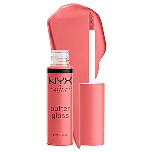 NYX Professional Makeup Butter Gloss Non-Sticky Lip Gloss (Various Colors) $2.69 w/ S&S + Free Shipping w/ Prime or on $35+ $2.72