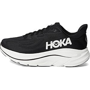 HOKA Women's Clifton 10 Shoes (Black/White, X-Wide) $92.70 + Free S&H