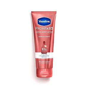 7.5-Oz Vaseline Pro VitaB3 Serum Burst Body Lotion $3.21 w/ S&S + Free Shipping w/ Prime or on $35+
