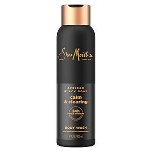 Select Accounts: 18-Oz SheaMoisture Body Wash (African Black Soap) $0.50 w/ S&S