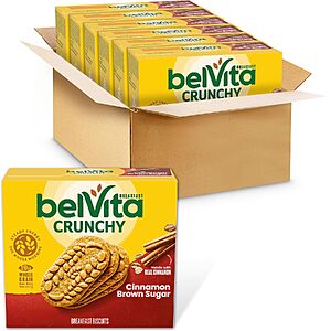 30-Pack belVita Crunchy Breakfast Biscuits $9.41 w/ S&S + Free Shipping w/ Prime or on $35+