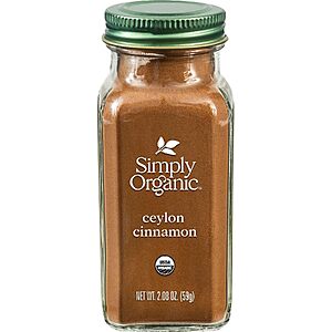 2.08-Oz Simply Organic Ground Ceylon Cinnamon $5.50 w/ S&S