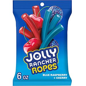6-Oz Jolly Rancher Blue Raspberry & Cherry Ropes Candy $2.27 w/ S&S + Free Shipping w/ Prime or on $35+