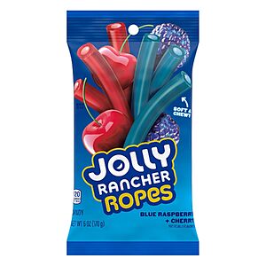 Select Accounts: 6-Oz Jolly Rancher Ropes Candy (Blue Raspberry & Cherry) $2.25 w/ S&S