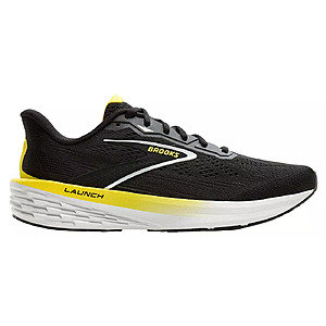 Brooks Men's Launch 12 Running Shoes (Black/Yellow) $70.17 + Free Shipping