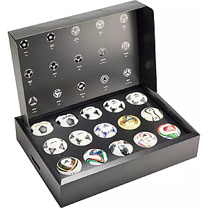 15-Piece adidas FIFA World Cup Historical Mini Soccer Ball w/ Case Set $143.97 + Free Shipping
