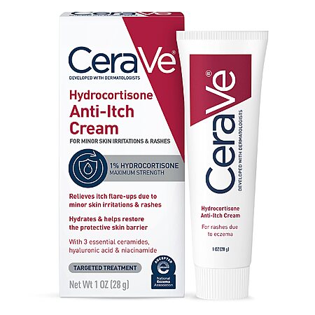 1-Oz CeraVe 1% Hydrocortisone Anti-Itch Cream $4.12 w/ S&S + Free Shipping w/ Prime or on $35+