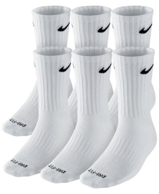 6-Pairs Nike Men's or Women's Socks: Crew, Ankle, No-Show & More (Various Colors) $15.9...