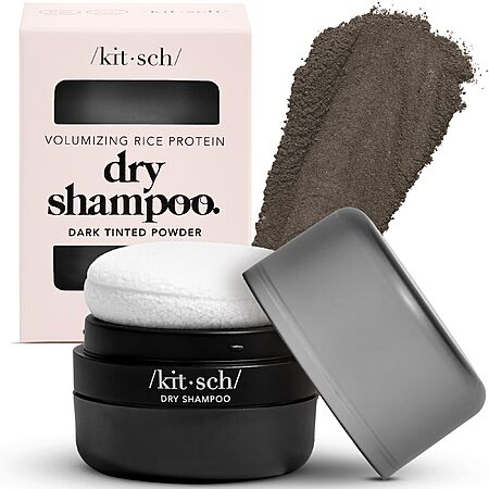 Kitsch Dry Shampoo Powder w/ Rice Protein (Light or Dark Hair) $4.55 + Free Shipping w/ Prime or on $35+