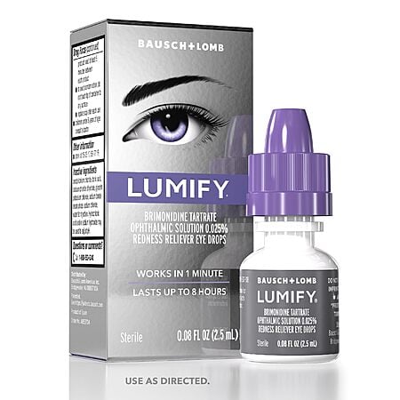 2.5mL Bausch+Lomb Lumify Eye Drops Redness Reliever $8.39 w/ S&S + Free Shipping w/ Prime or on $35+