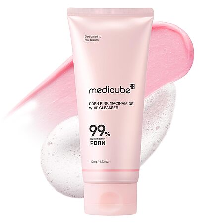 4.23-Oz medicube PDRN Pink Niacinamide Whip Facial Cleanser $12.25 w/ S&S & More + Free Shipping w/ Prime or on $35+