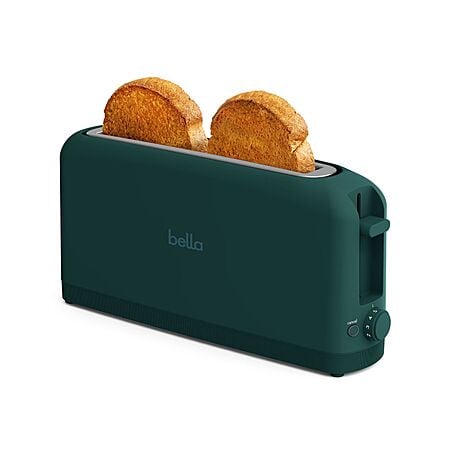 Bella 2-Slice Wide-Slick Slim Toaster (Forest Green) $9.93 + Free Pickup at Macys or Free Shipping on $39+