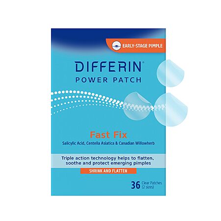 36-Pack Differin Power Patch Fast Fix Acne Patches $5.90 w/ S&S + Free Shipping w/ Prime or on $35+