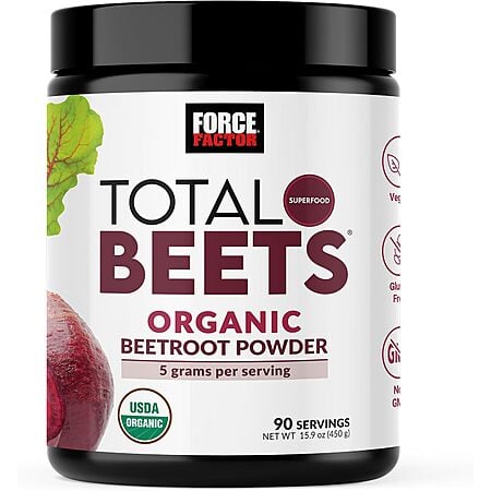 90-Serving Force Factor Total Beets Organic Beetroot Powder $14.82 w/ S&S + Free Shipping w/ Prime or on $35+