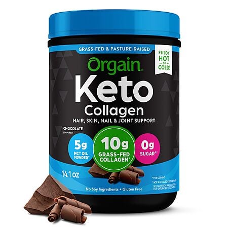 14.1-Oz Orgain Keto Collagen (Vanilla or Chocolate) $14.91 w/ S&S + Free Shipping w/ Prime or on $35+