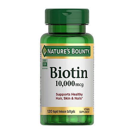 120-Count Nature's Bounty Biotin Hair, Skin & Nail Vitamins $4.89 w/ S&S + Free Shipping w/ Prime or on $35+