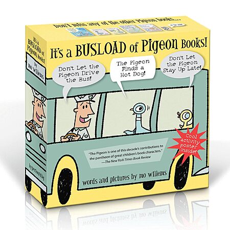 It's a BUSLOAD of Pigeon Books 3-Book Set (Hardcover)