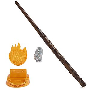 Wizarding World Harry Potter, 12-inch Magical Collector Hermione Granger Wand with Stand & Die-cast Icon, Magical Creatures, Fun Gifts & Stocking Stuffers $6.79