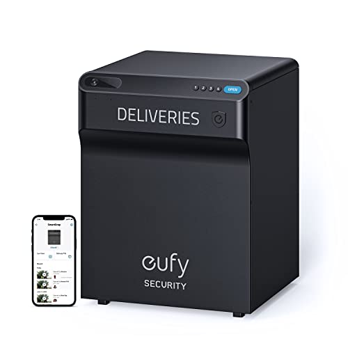 eufy security, SmartDrop, Smart Delivery Package Drop Box, Built-in 1080P Camera, 2-Way Audio, Remote Control, 2.4 GHz Wi-Fi, App Notifications for Deliveries $199.99 at Amazon
