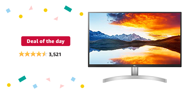 LG 27UL500-W 27-Inch Monitor, UHD IPS Display with HDR10