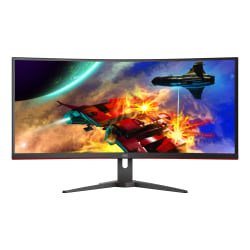 34 Aoc Cq34g2e 2560x1080 Curved 75hz Va Freesync Monitor