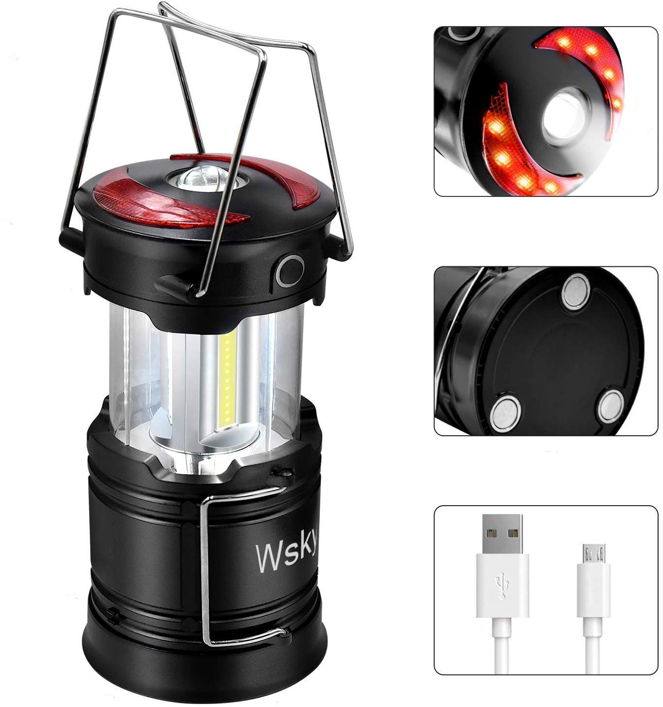 Led Camping Lantern - Best Rechargeable LED Flashlight Lantern for $11.19+FS