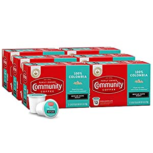 Community Coffee 100% Colombia 72 Count Coffee Pods, Medium-Dark Roast, Compatible with Keurig 2.0 K-Cup Brewers $17.65