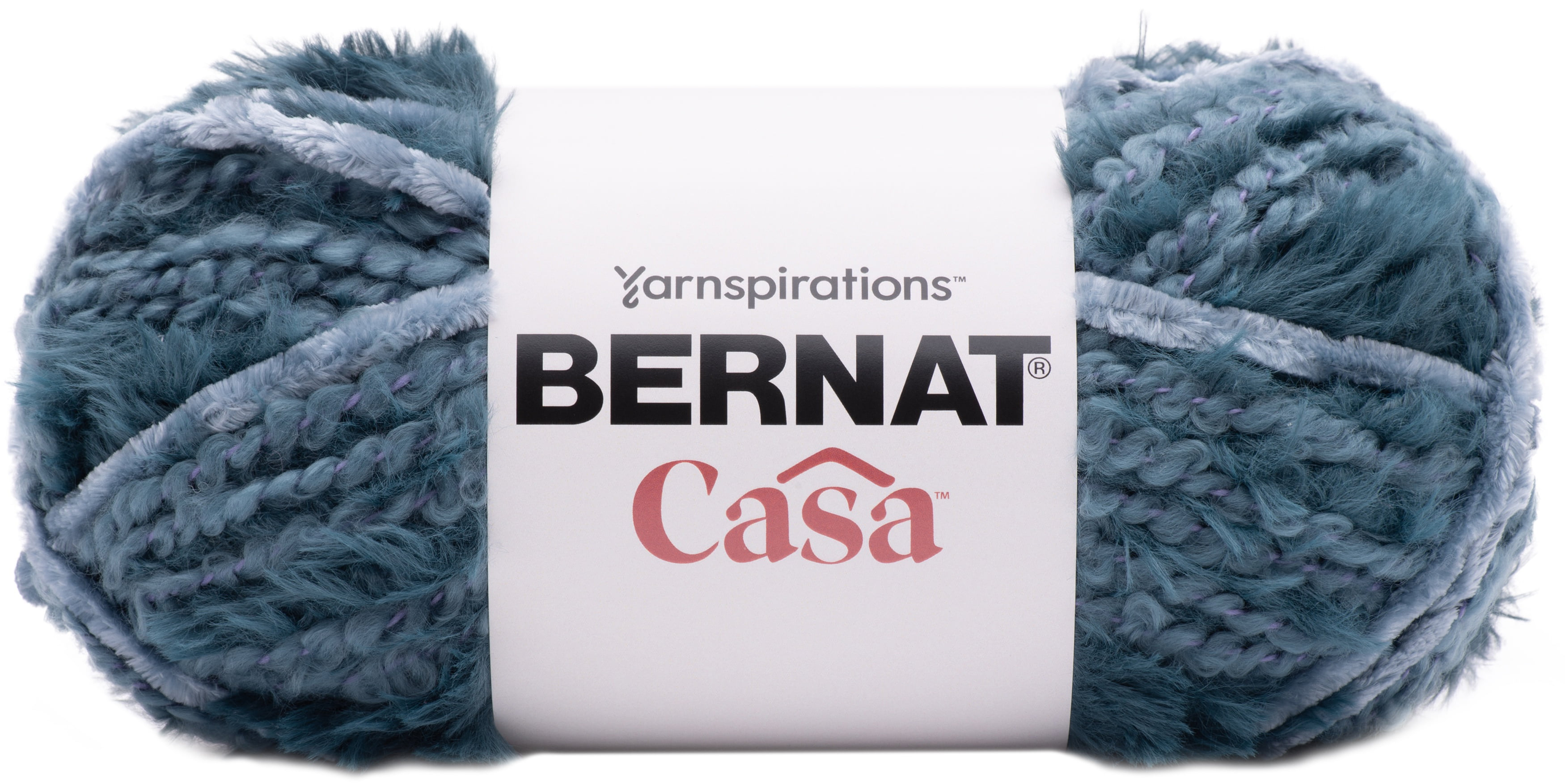 YMMV Bernat Casa™ Super Bulky Acrylic Polyester Blend Mineral Blue Yarn, 170 yd - Walmart.com $2
