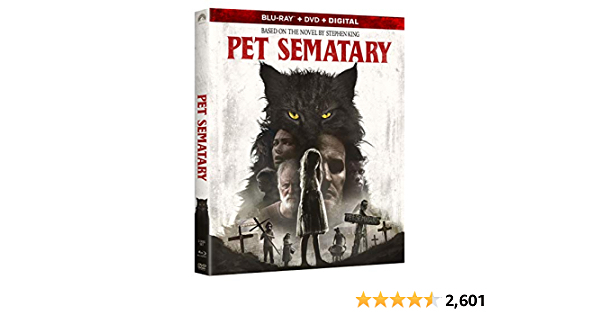 Pet Sematary 2019 blu ray & digital  - $5.49